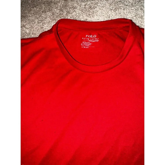 Polo Ralph Lauren Men's M Red Classic Crew Neck T-Shirt Short Sleeve - Picture 10 of 10